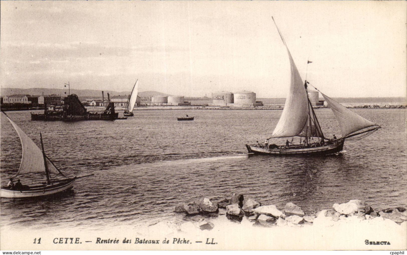 Sete - Cette - Rentree des Bateaux de Peche - CPA