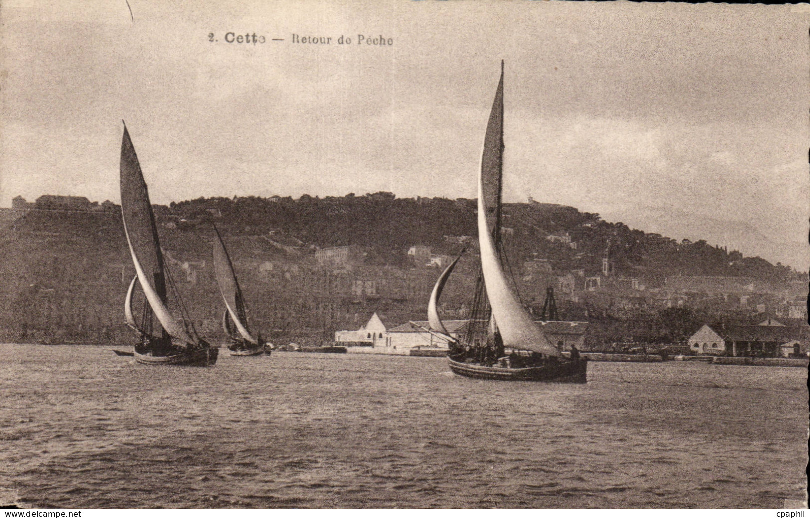 Sete - Cette - Retour de Peche - CPA