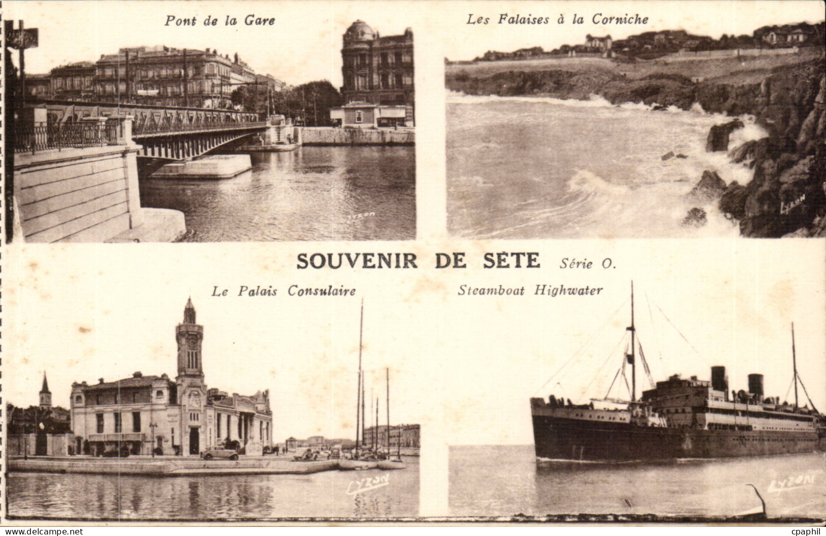 Sete - Cette - Souvenir - CPA
