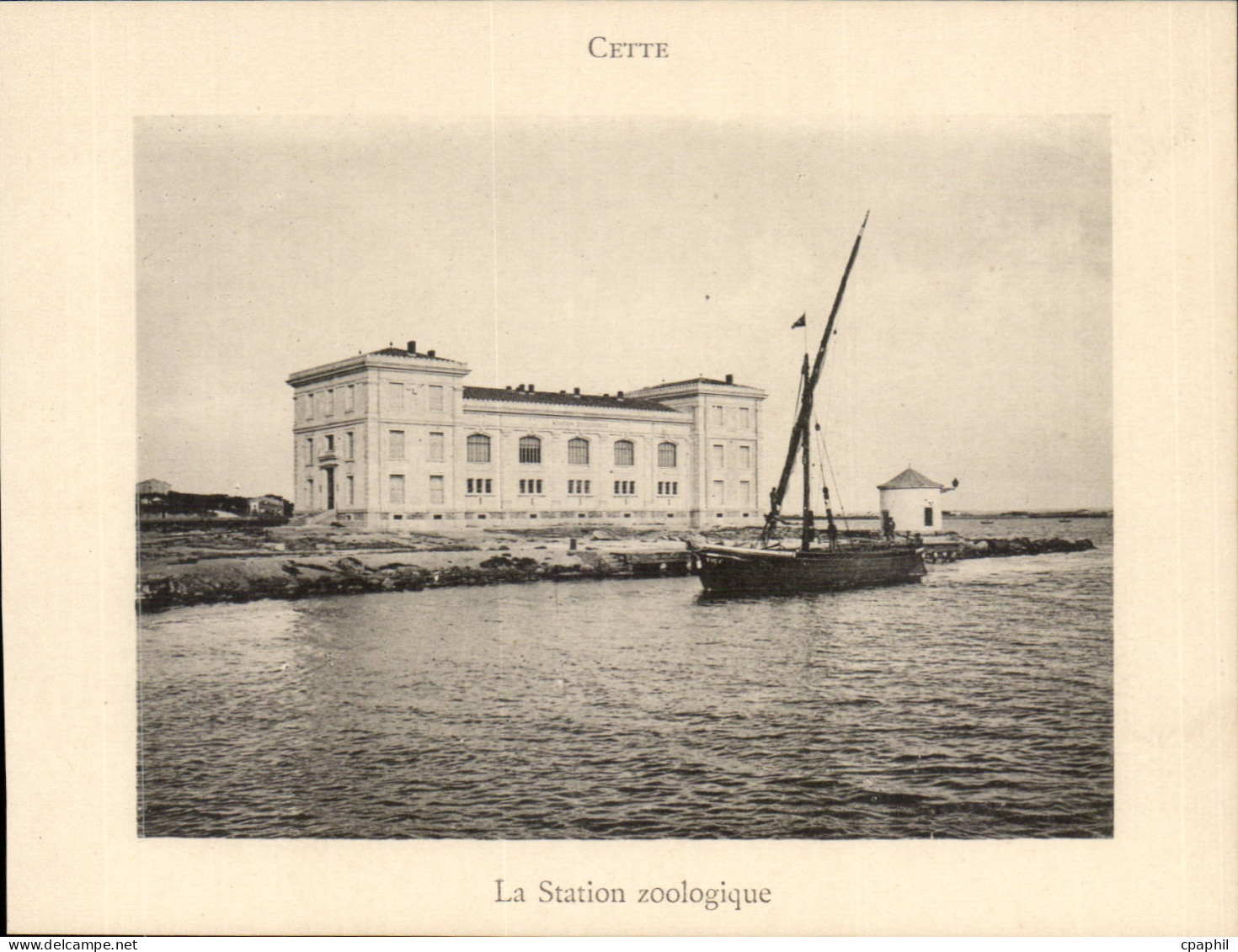 Sete - Cette - Station balneaire - La station zoologique - CPA