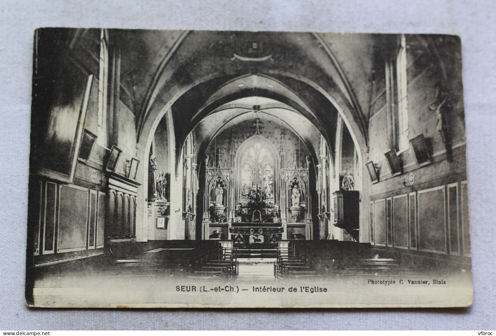 Seur, intérieur de l'église, Loir et Cher 41