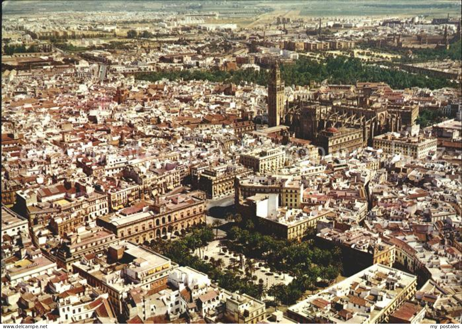 Sevilla Andalucia Fliegeraufnahme