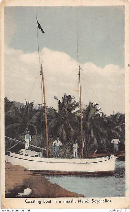 Seychelles - MAHÉ - Coastin boat in a marsh - Publ. C. Cosgrow