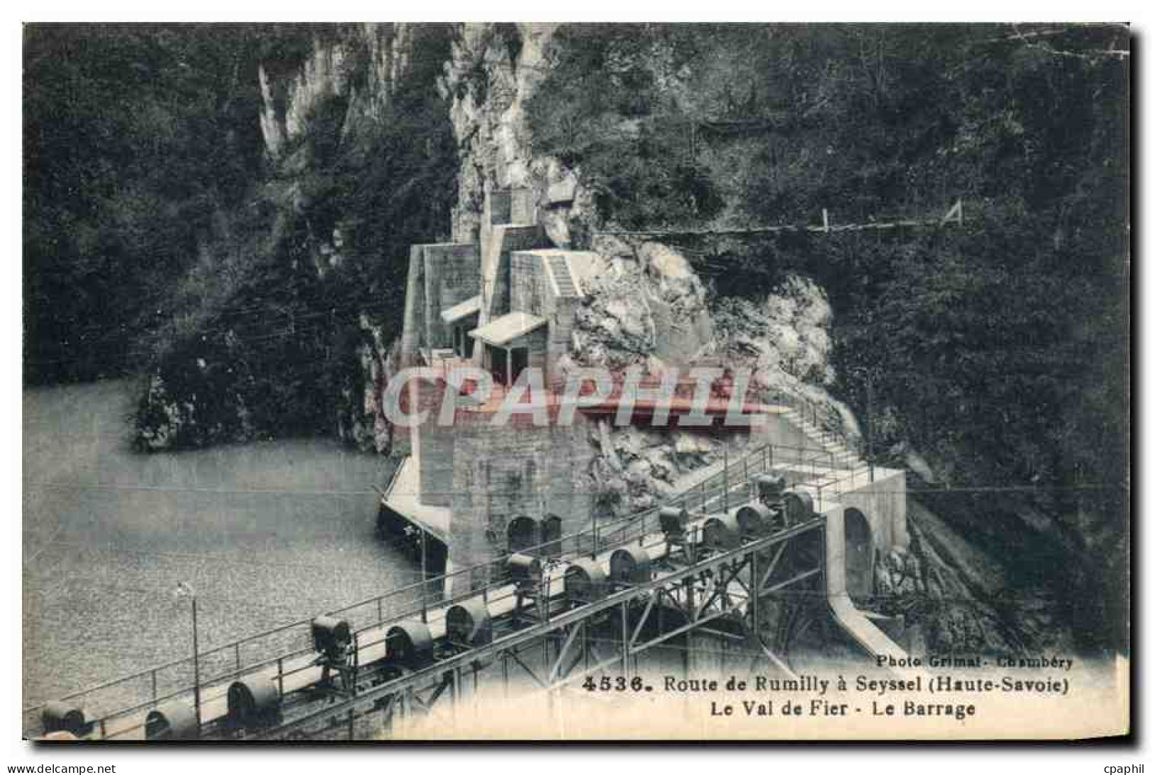 Seyssel - Route de Rumilly - Val de Fier - Barrage - CPA