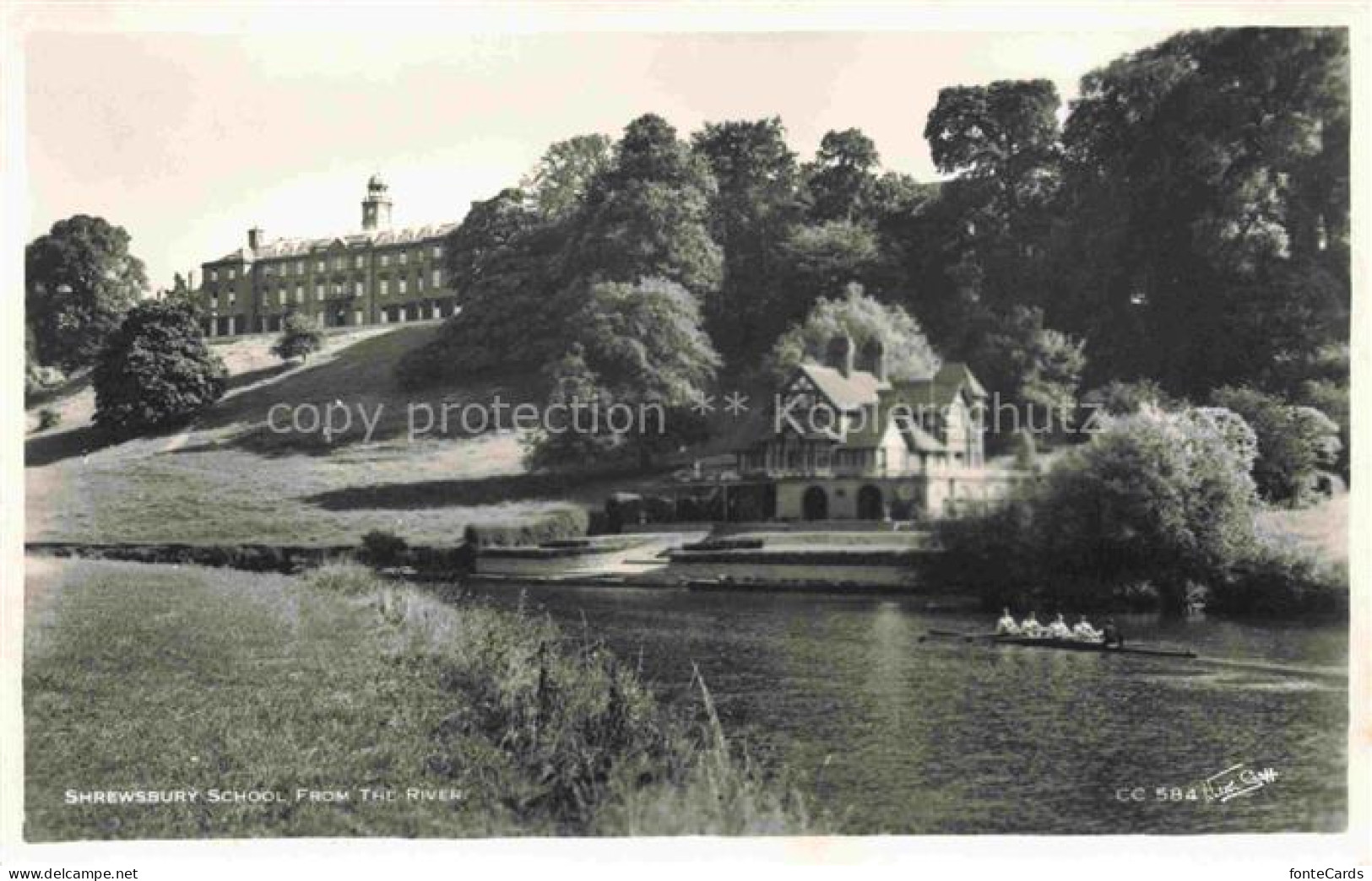 Shrewsbury  Shropshire UK School From the Riveri