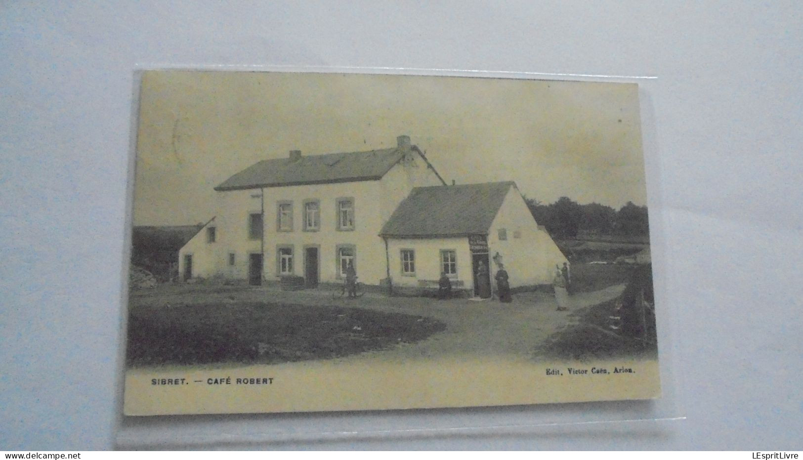 SIBRET Café Robert Animée Carte Postale