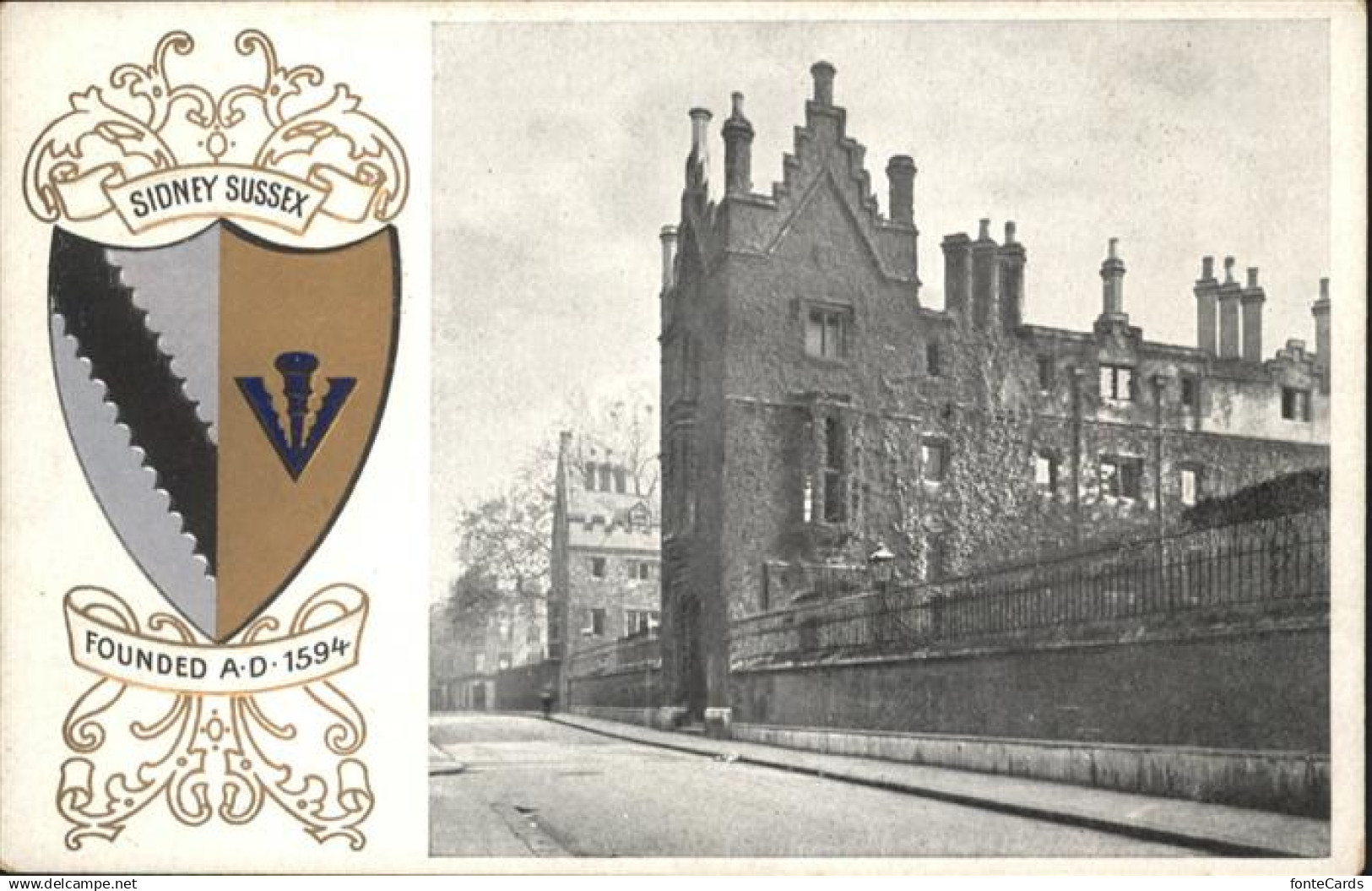 Sidney Sussex Founded ad 1594