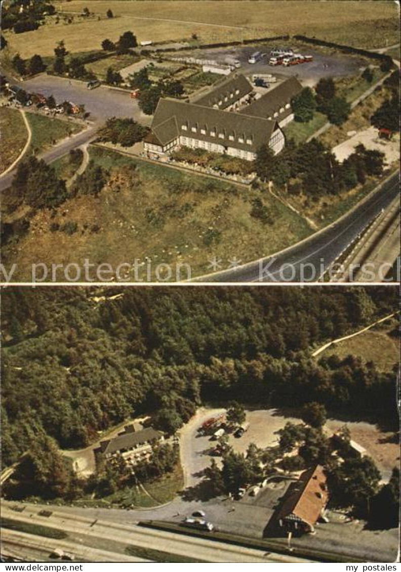 Siegburg Fliegeraufnahme Autobahnraststaette