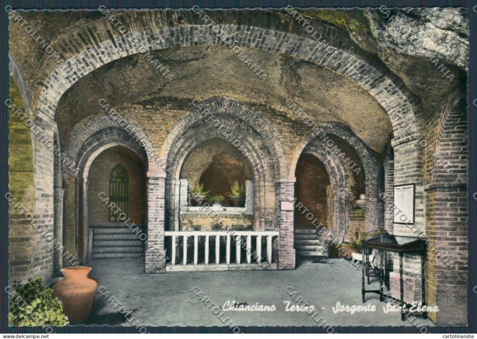 Siena Chianciano Terme Sorgente Sant Elena foto FG cartolina B1645