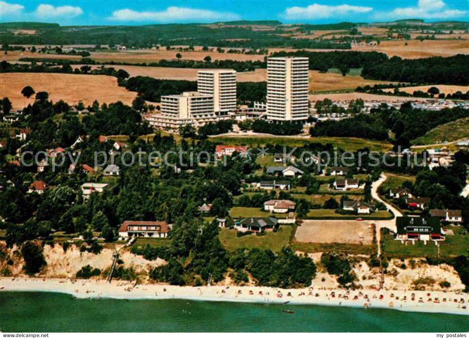 Sierksdorf Apartment Hotel Panoramic Strand Fliegeraufnahme