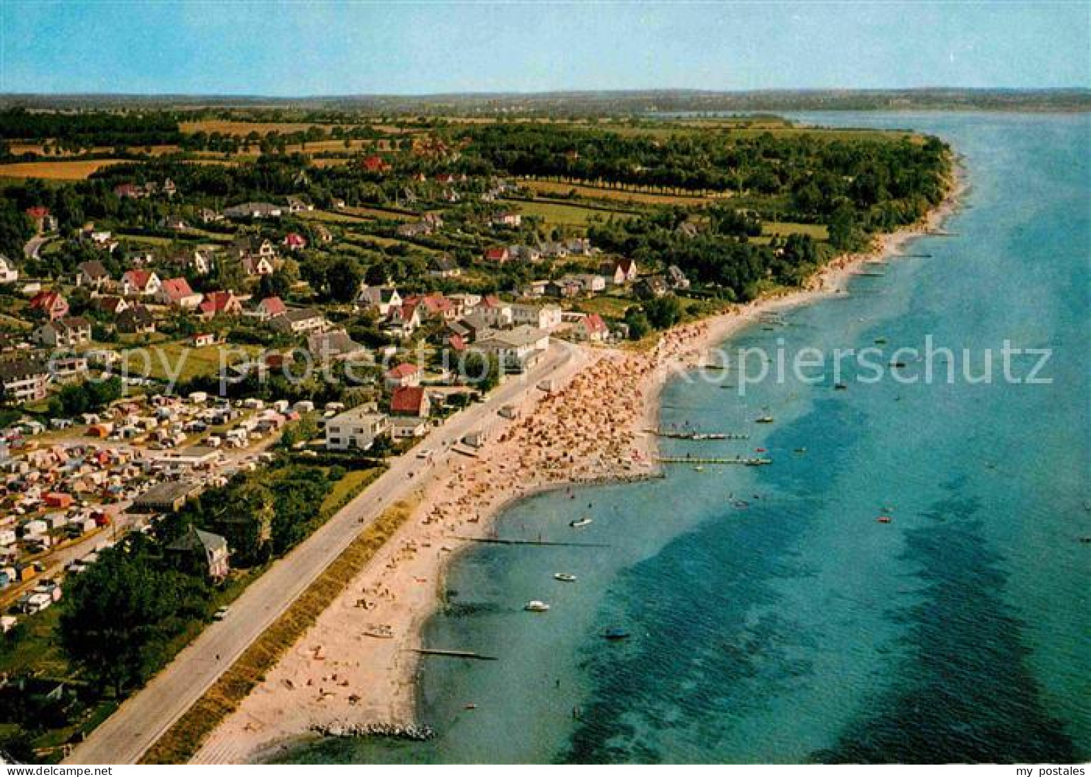 Sierksdorf Fliegeraufnahme Strand