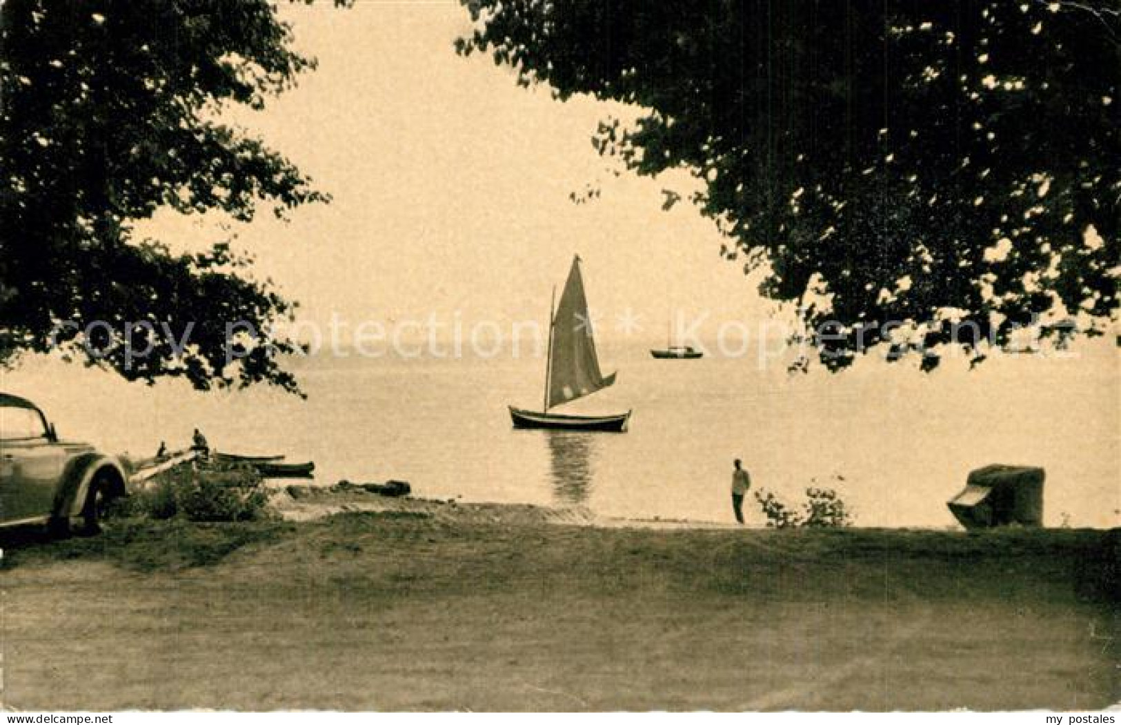 Sierksdorf Strand Segelboot