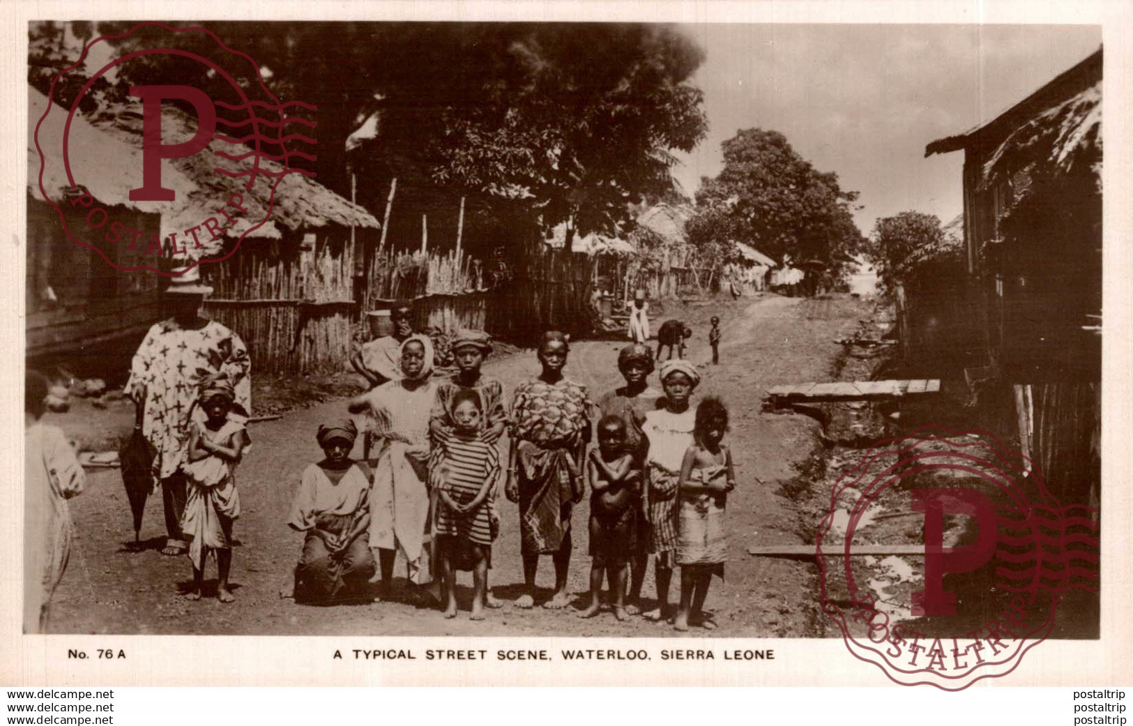 SIERRA LEONA // SIERRA LEONE. A TYPICAL SCENE, WATERLOO