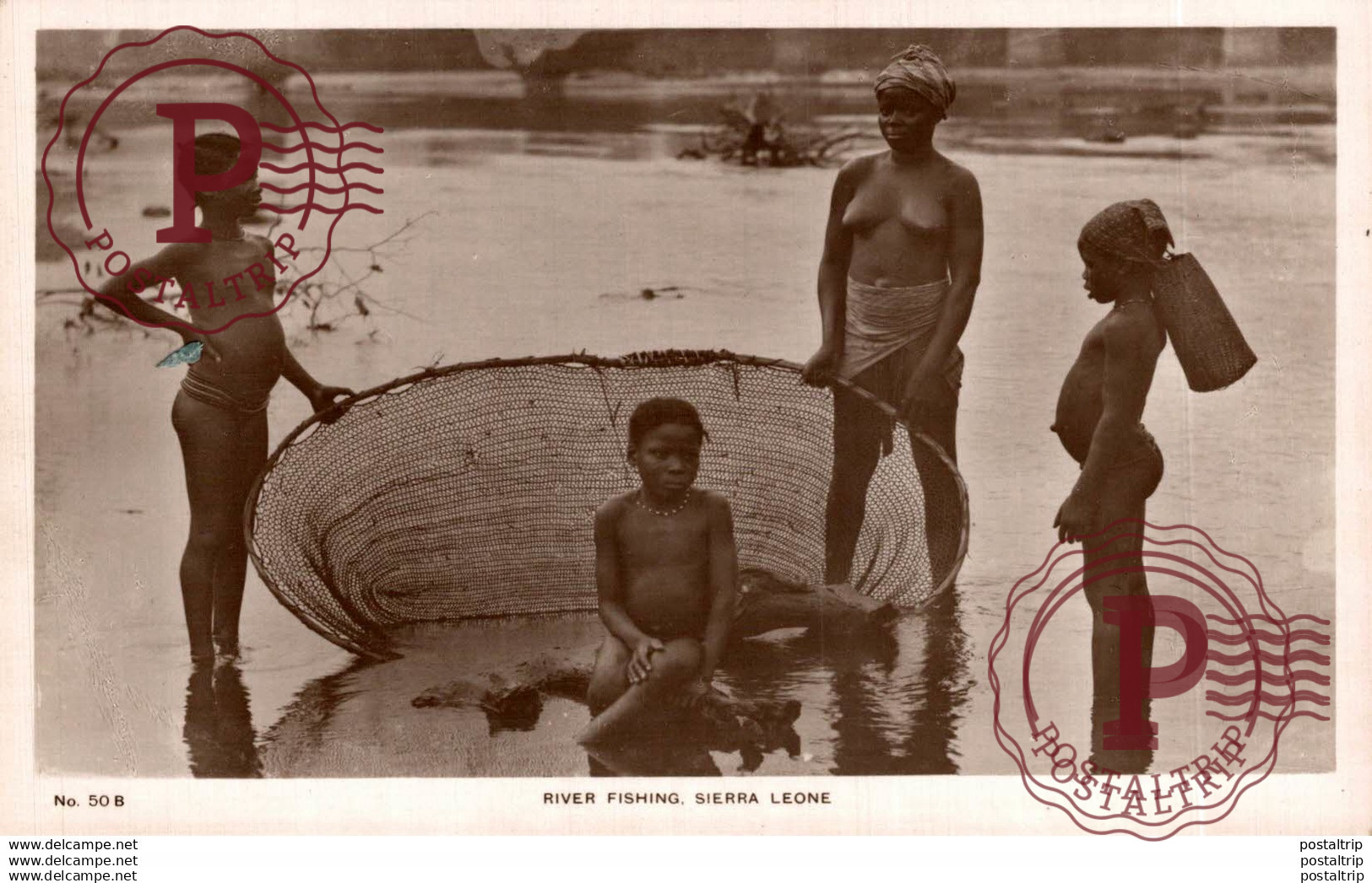 SIERRA LEONA // SIERRA LEONE. RIVER FISHING