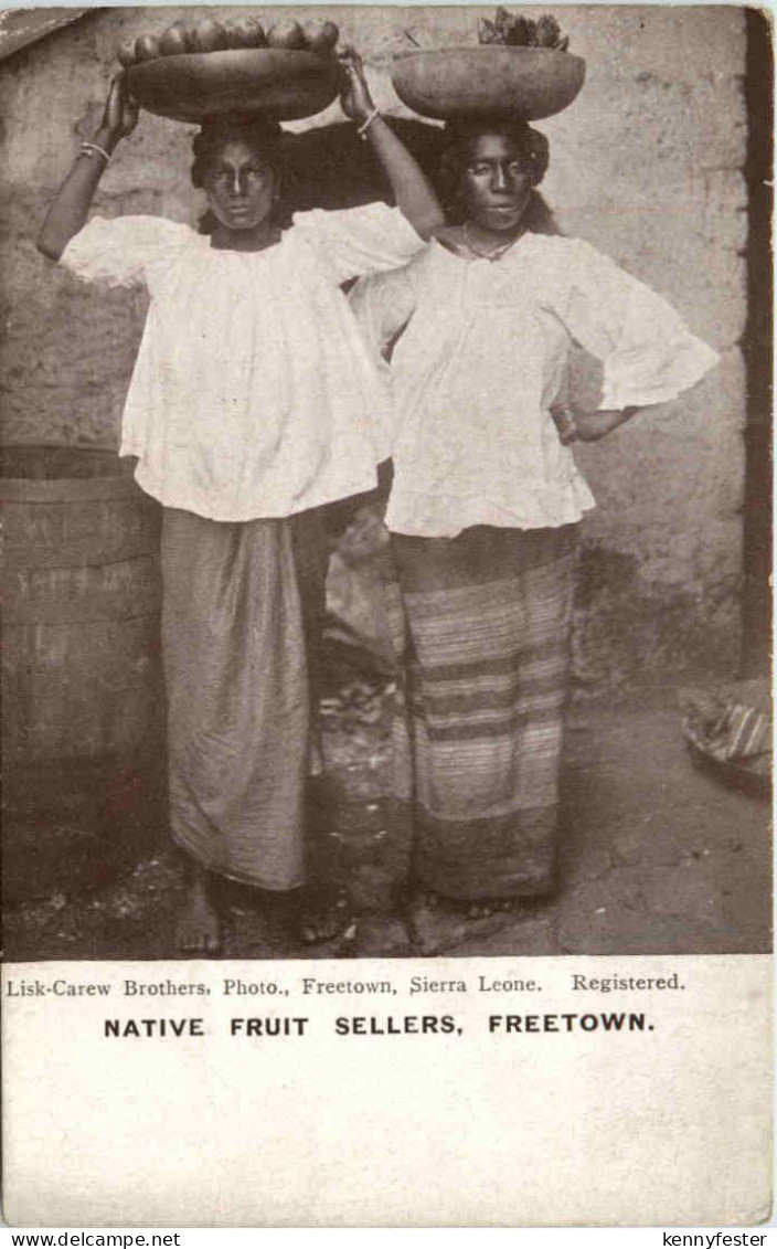 Sierra Leone - Freetown - Native Fruit Sellers