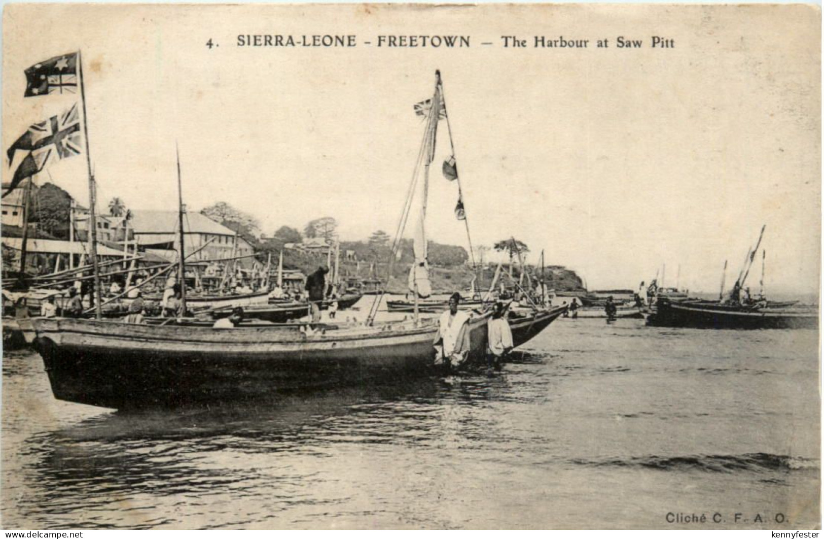 Sierra Leone - Freetown - The Harbour at Saw Pitt