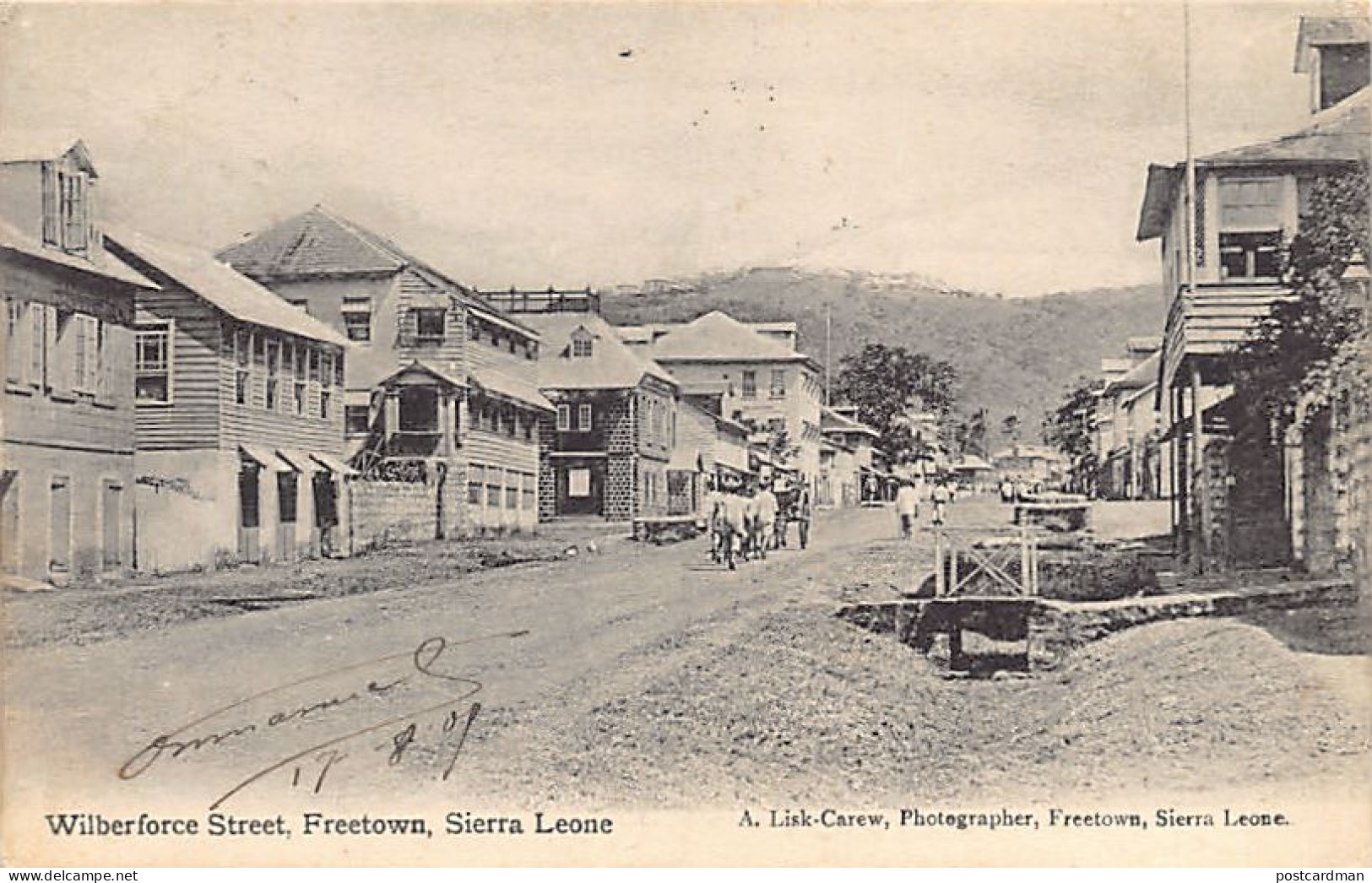 Sierra Leone - FREETOWN - Wilberforce Street - Publ. A. Lisk-Carew