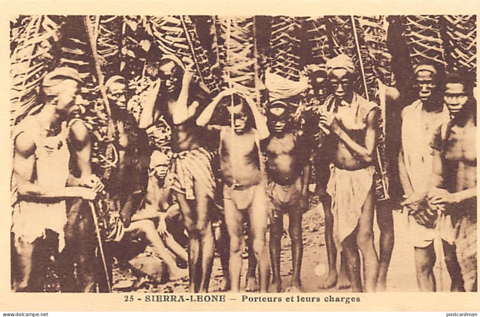 Sierra Leone - Native porters - Publ. Spiritus 25