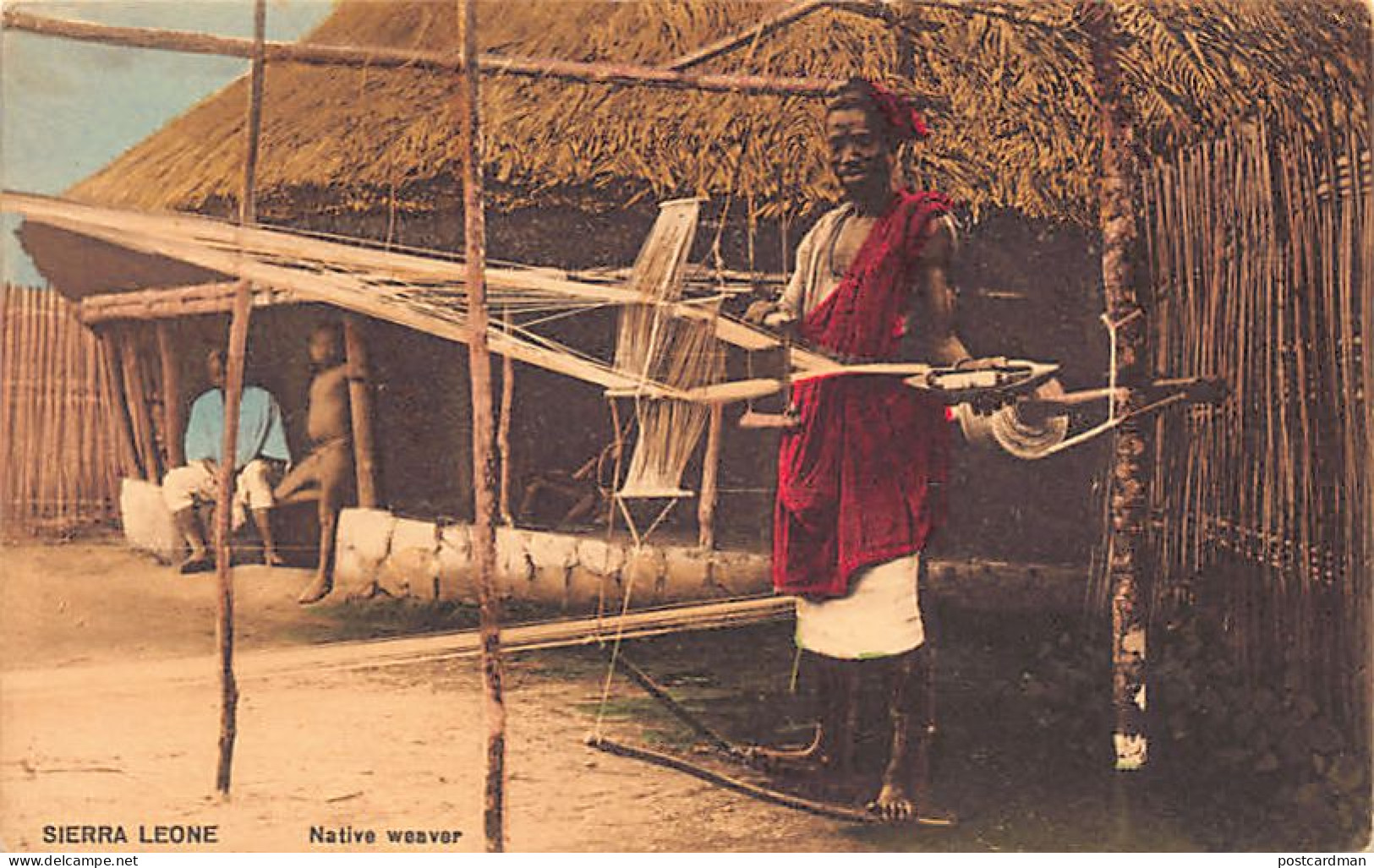 Sierra Leone - Native waever - Publ. Litherland, Canning & Ashworth