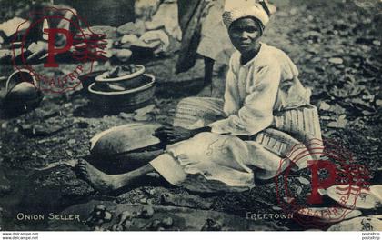 AFRICA. SIERRA LEONA. SIERRA LEONE - FREETOWN. - ONION SELLER.