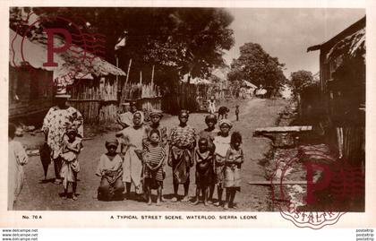 SIERRA LEONA // SIERRA LEONE. A TYPICAL SCENE, WATERLOO