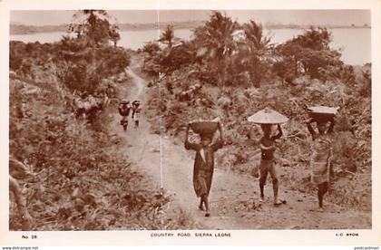 Sierra-Leone - Country road - Publ. Lisk-Carew Brothers 28