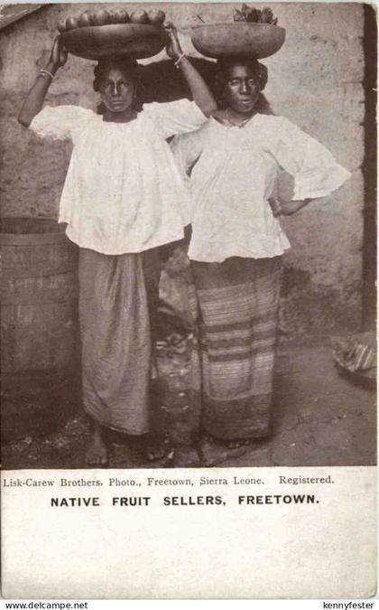 Sierra Leone - Freetown - Native Fruit Sellers