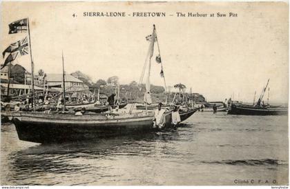 Sierra Leone - Freetown - The Harbour at Saw Pitt