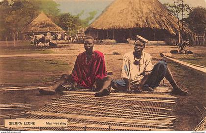 Sierra Leone - Mat weaving - Publ. Litherland, Canning & Ashworth