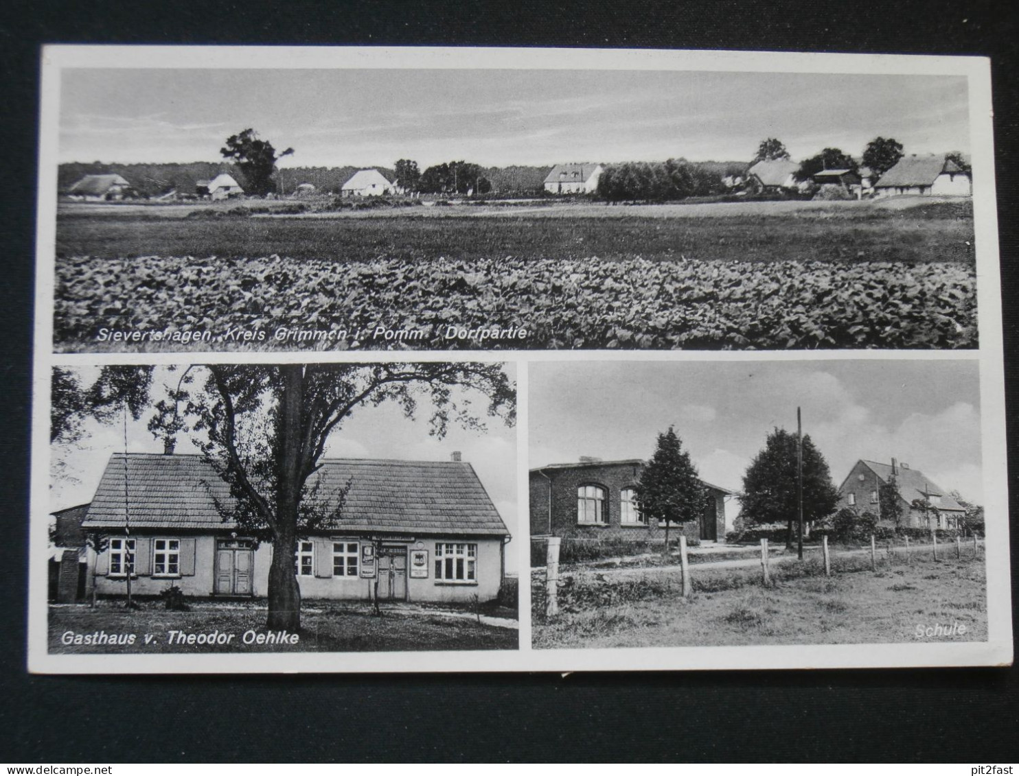 Sievertshagen b. Grimmen , ca. 1940 , Mecklenburg , Ansichtskarte , CPA , AK !!