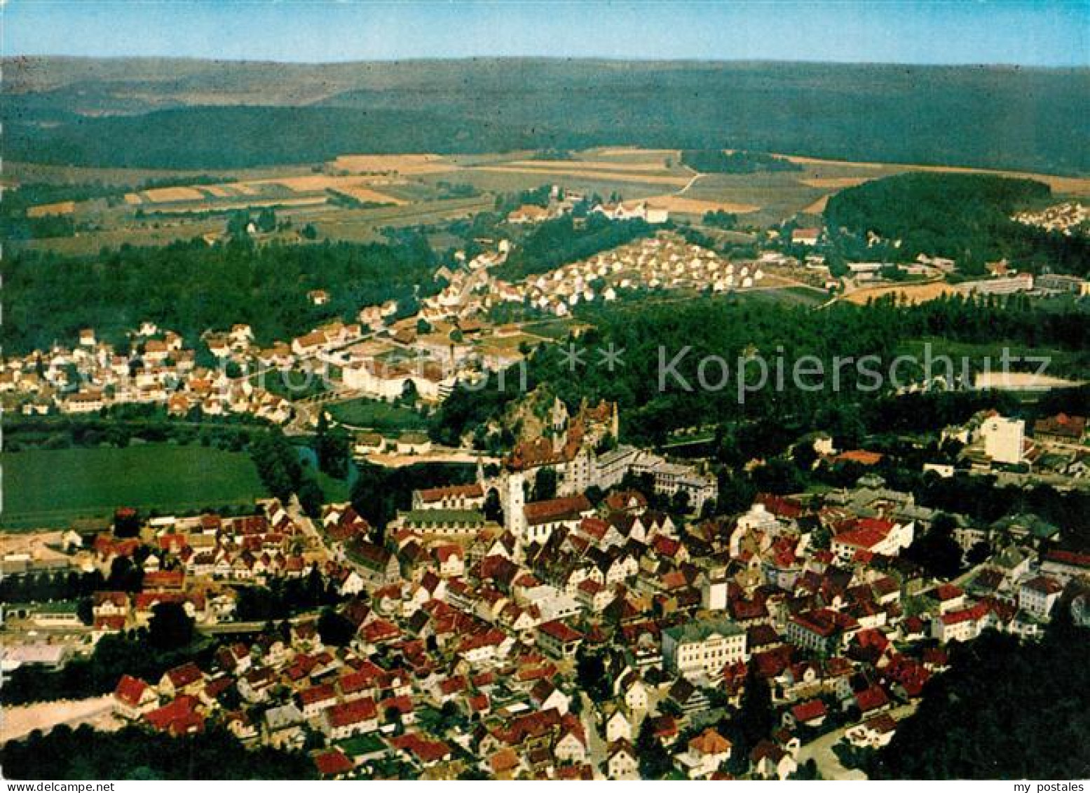Sigmaringen Fliegeraufnahme
