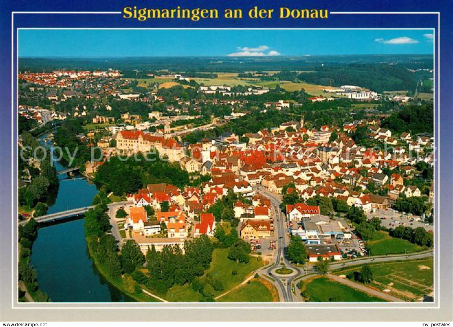 Sigmaringen Fliegeraufnahme