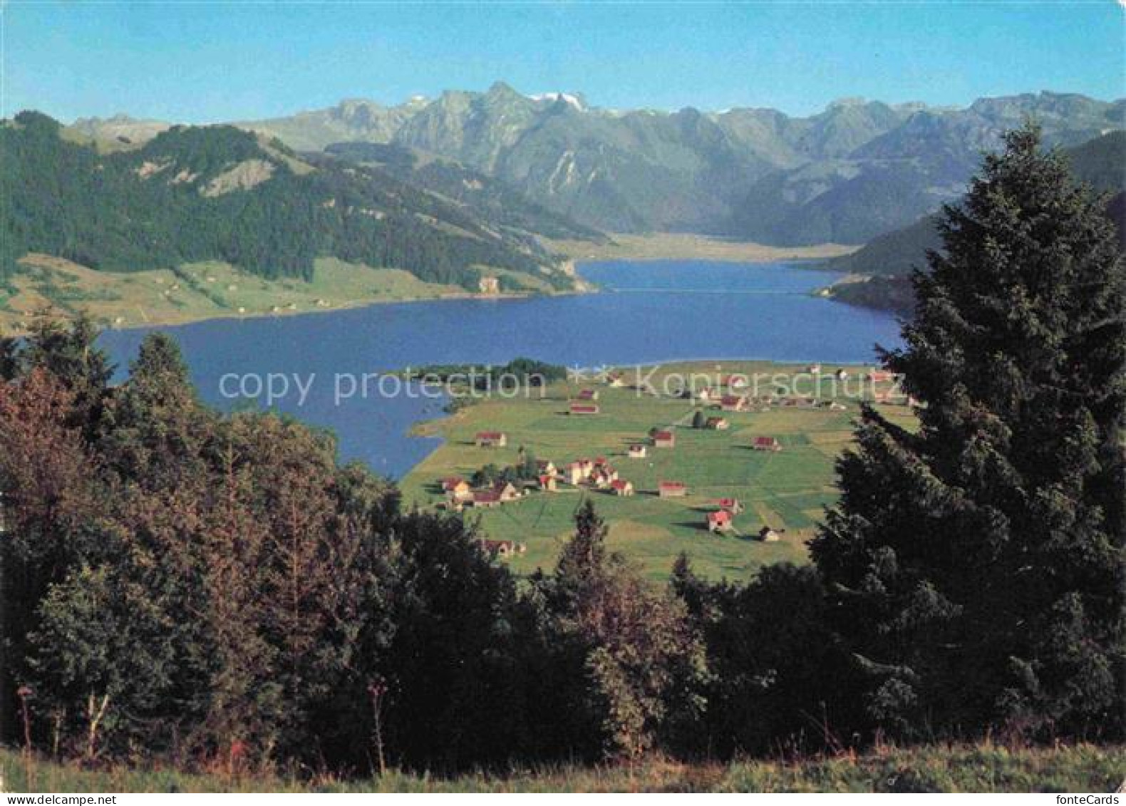 Sihlsee Einsiedeln SZ Panorama