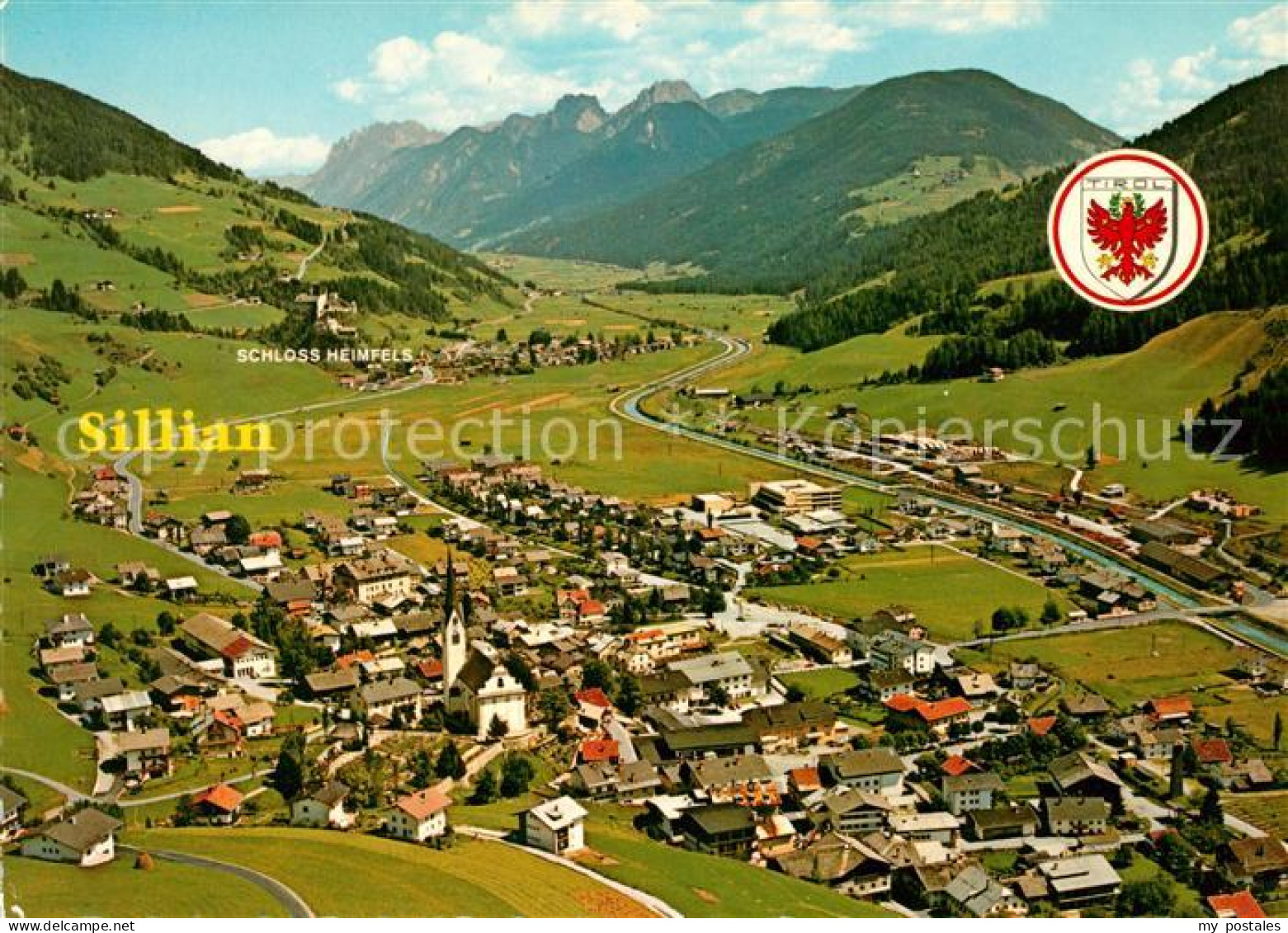 Sillian Tirol Fliegeraufnahme Pustertal