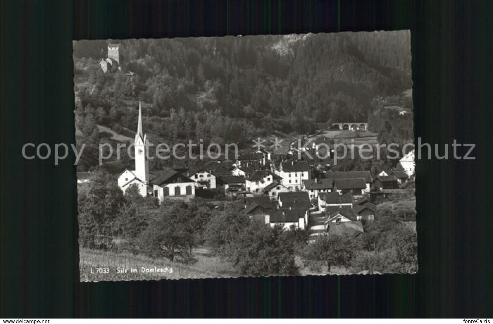 Sils Domleschg mit Schloss Ehrenfels
