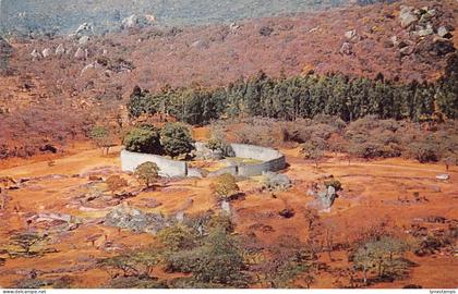 B661 Zimbabwe Great Enclosure at Great Zimbabwe Temple from Acropolis postcard