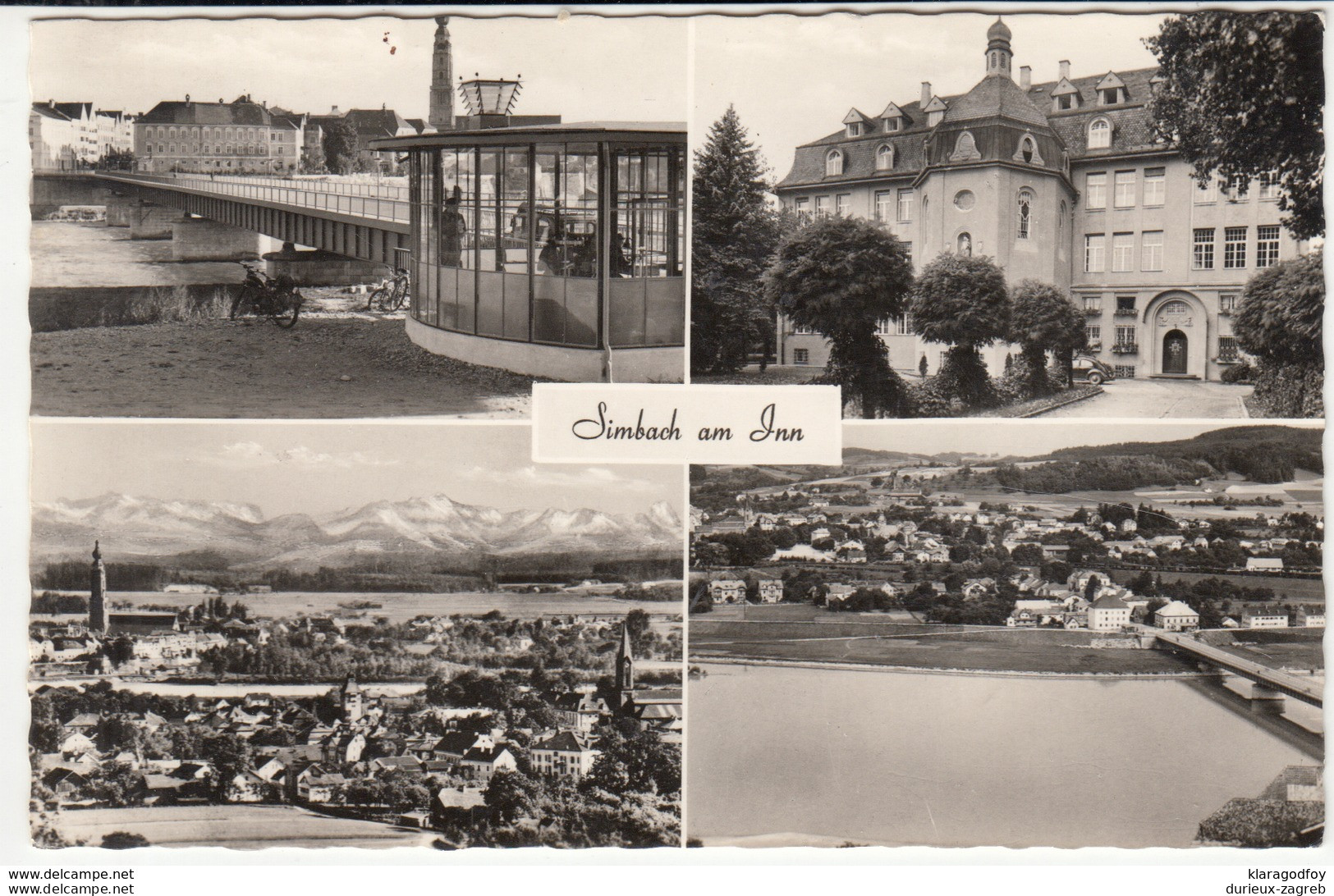 Simbach am Inn old postcard unused b170605