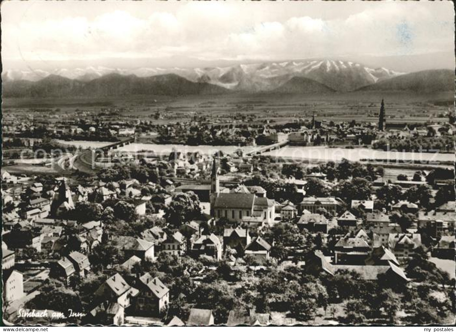 Simbach Inn Fliegeraufnahme