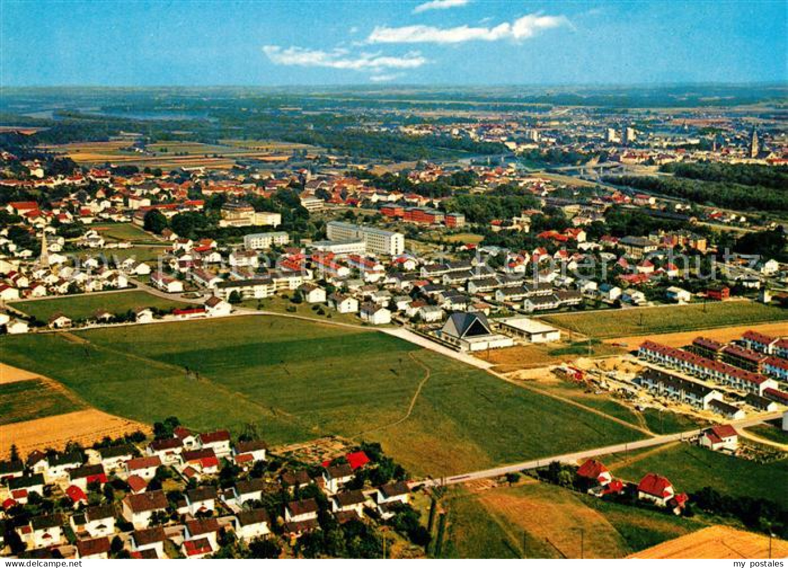 Simbach Inn Fliegeraufnahme