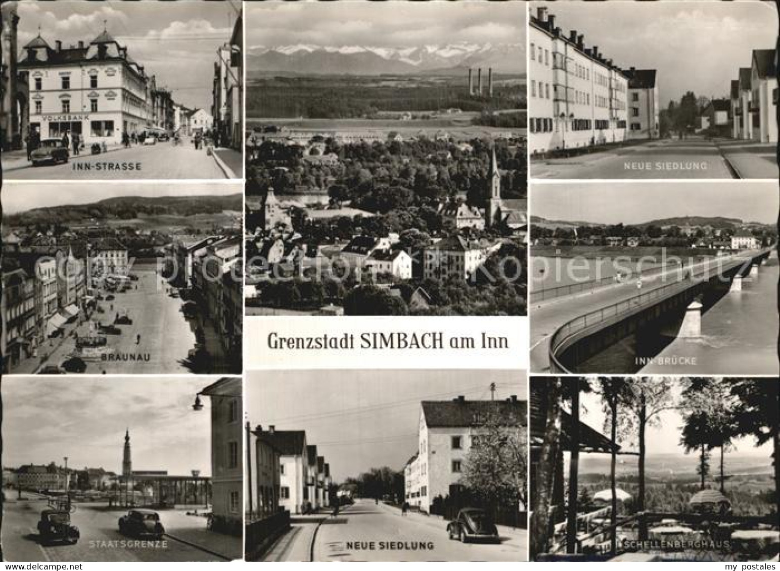 Simbach Inn Neue Siedlung Innbruecke Braunau