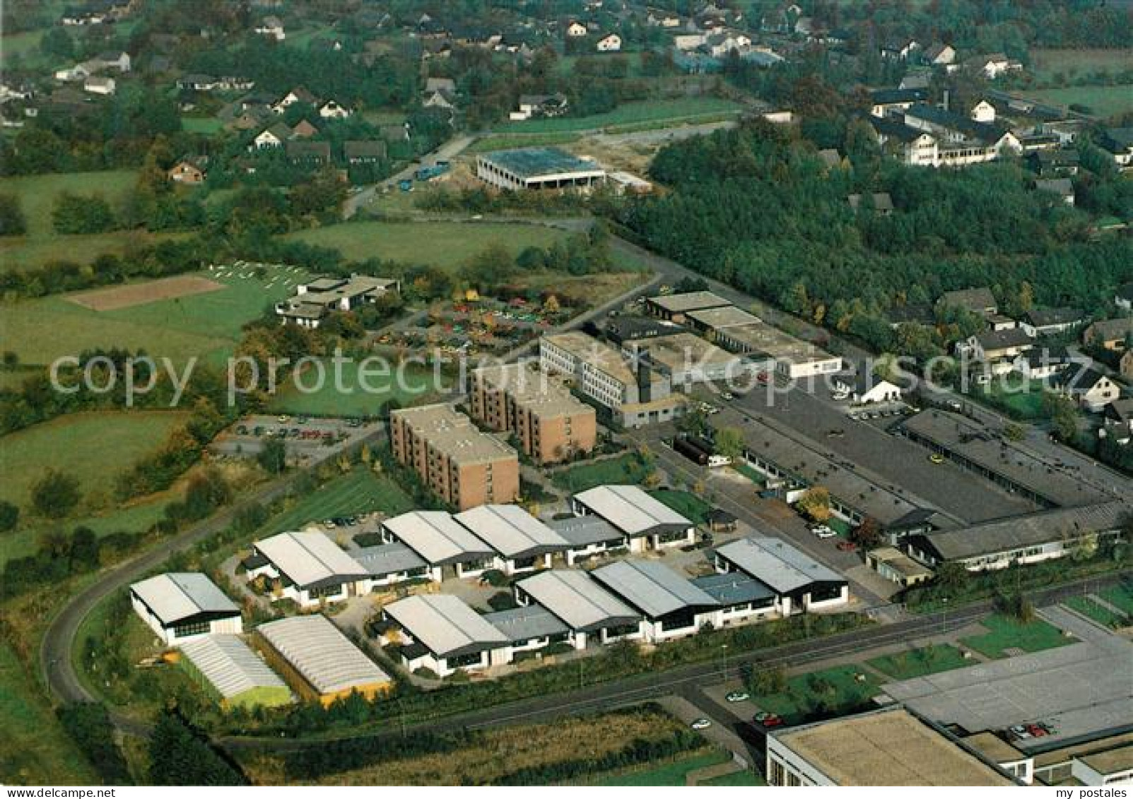 Simmerath Fliegeraufnahme Berufsbildungs- Gewerbefoerderungszentrum