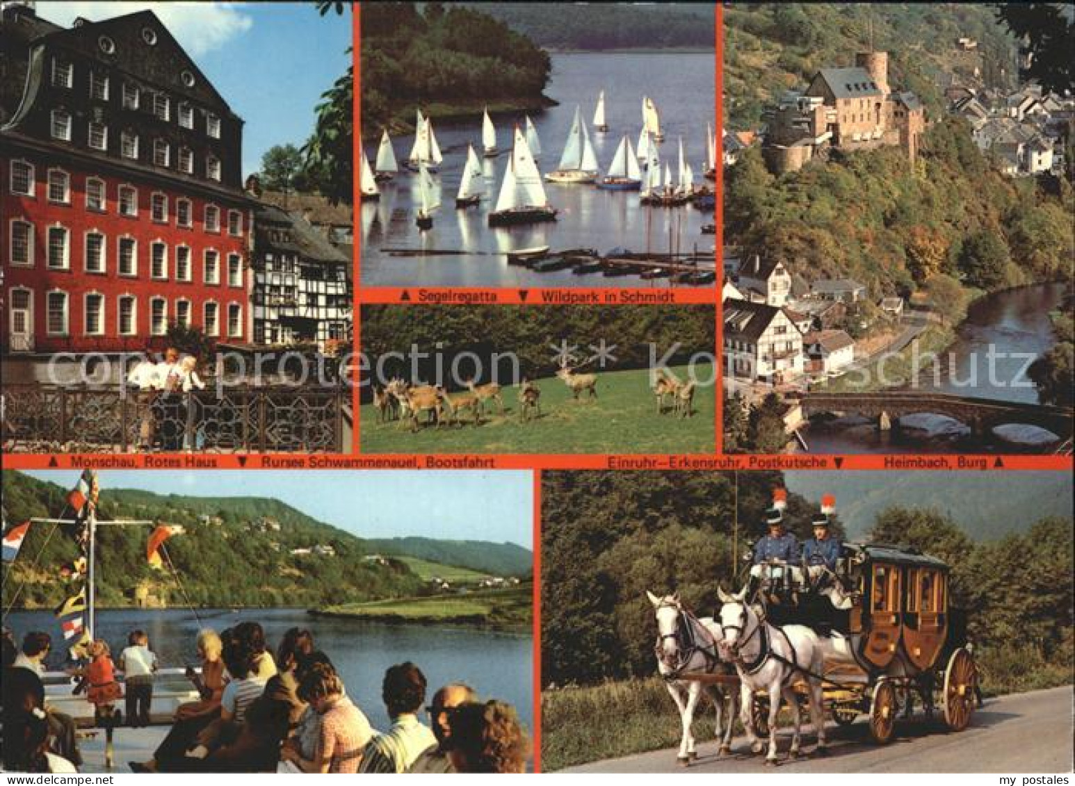 Simmerath Heimbach Burg Kutsche Rursee Segeregatta