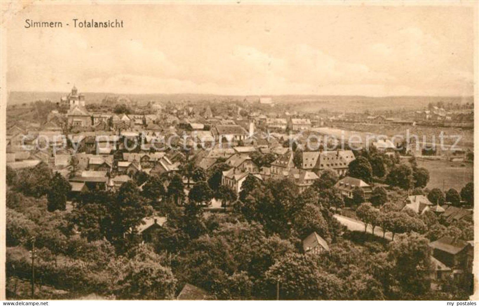Simmern Hunsrueck Panorama
