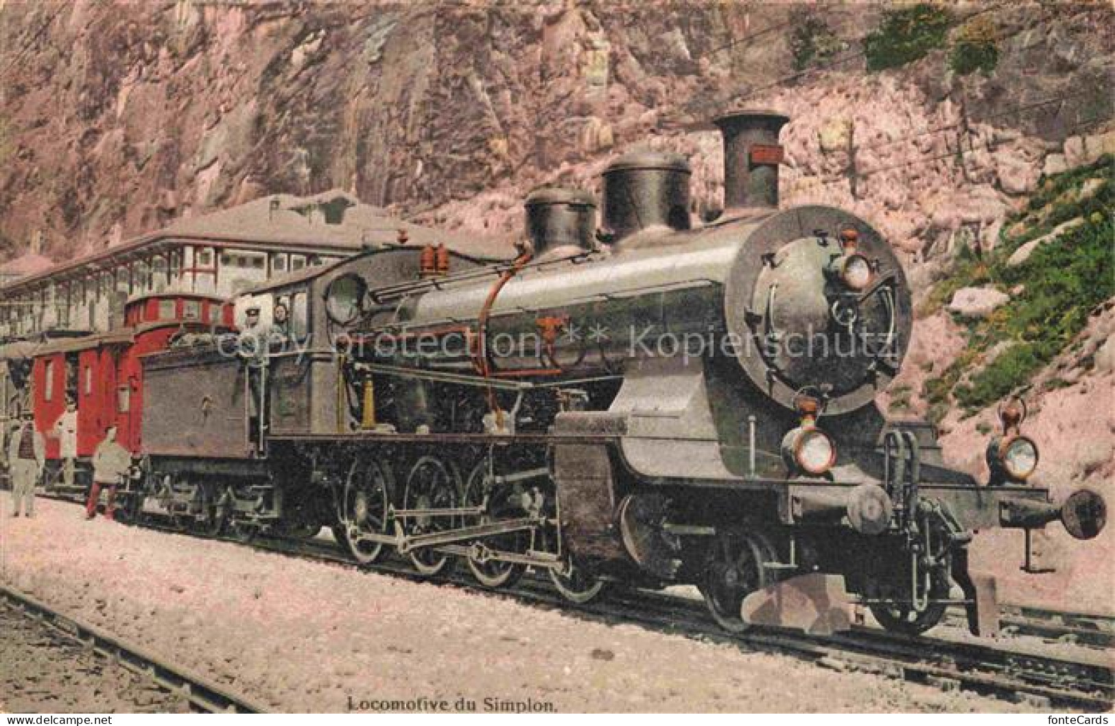 Simplon 2500m VS Locomotive du Simplon