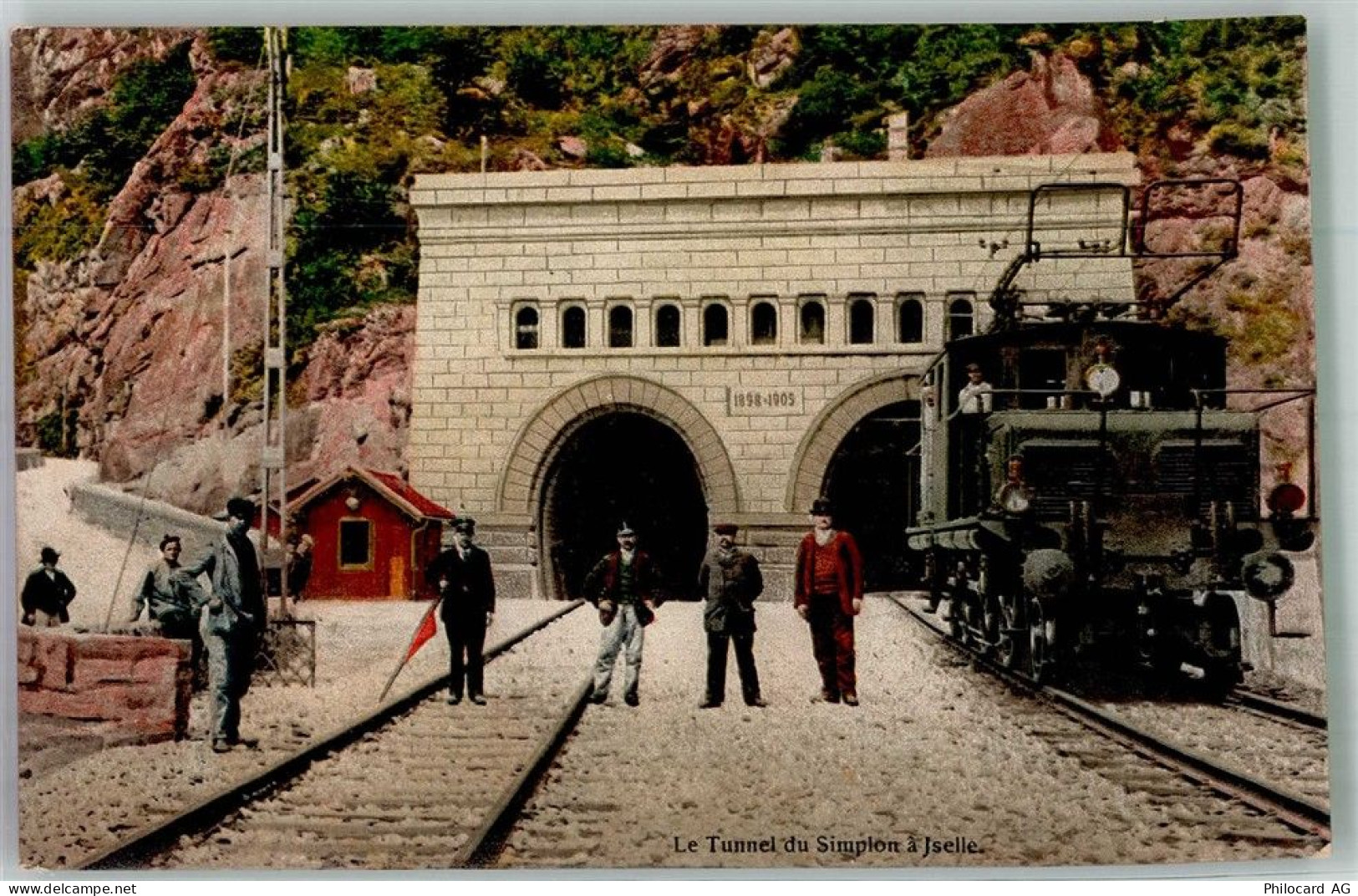 Simplon Berg - Simplon-Tunnel Eisenbahn - 13312559