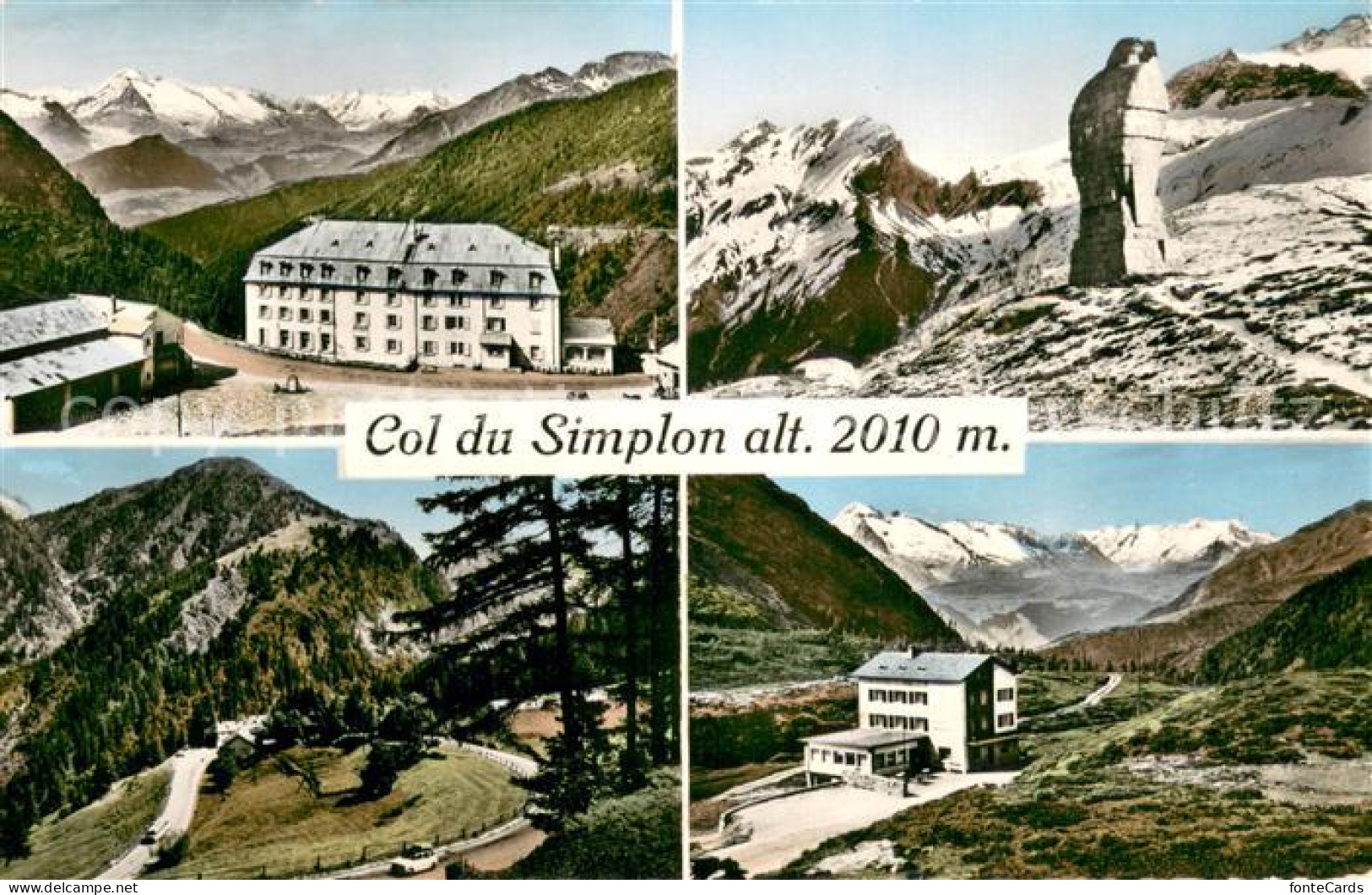 Simplon Dorf Simplondorf VS Col du Simplon Vue partielle