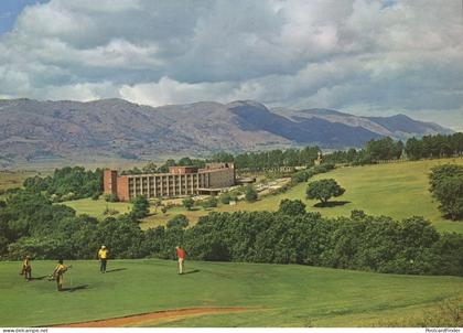 Golf African Golfers at Ezulwini Valley Swaziland Postcard