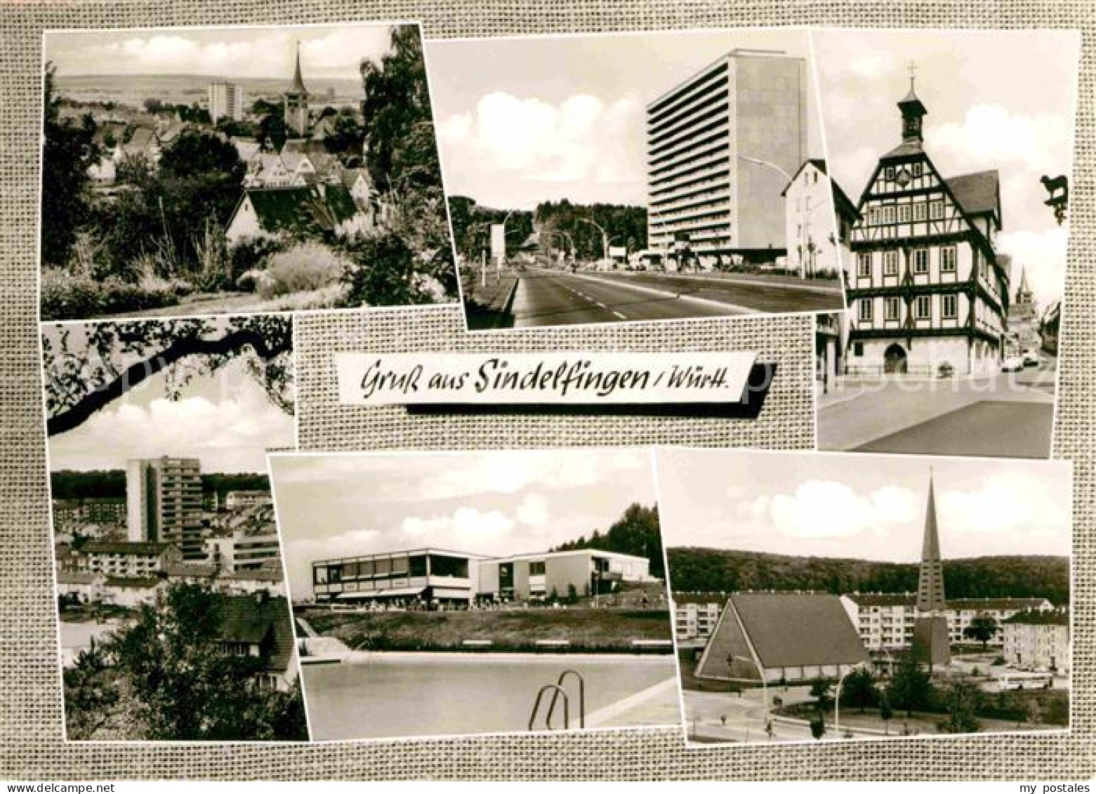 Sindelfingen Kirche Schwimmbad Fachwerk
