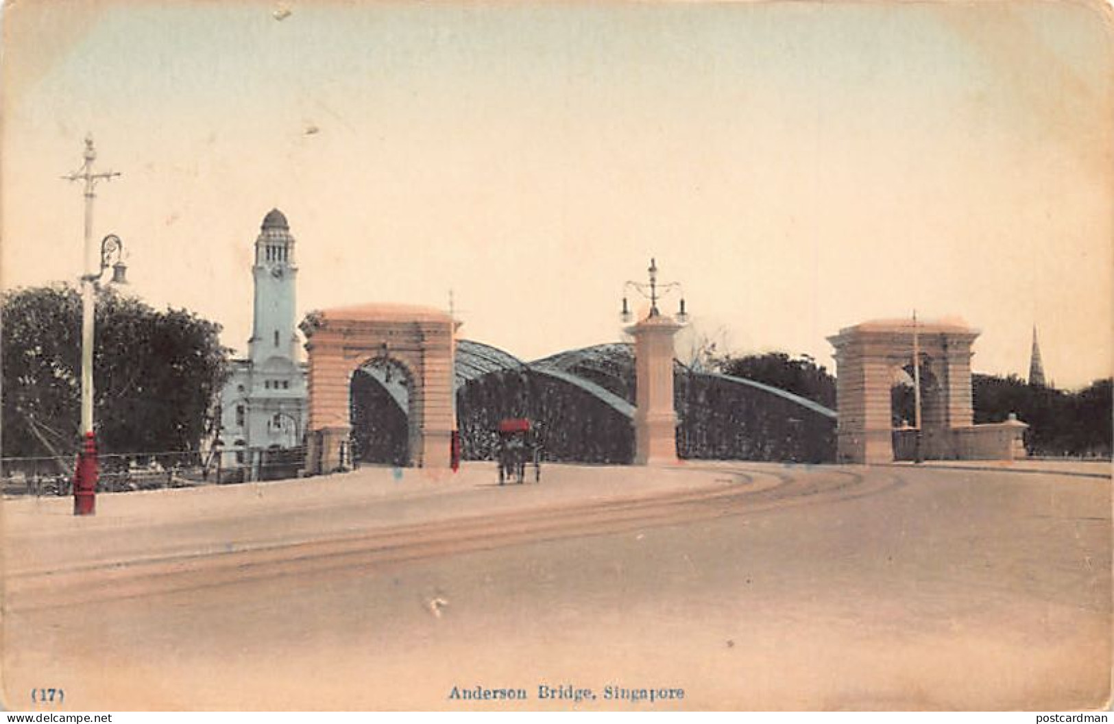 Singapore - Anderson Bridge - Publ. unknown 17 (published in Japan)