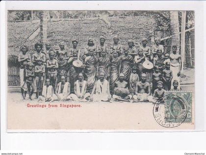 SINGAPOUR: greetings from singapour - état